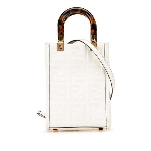 FENDI Brown Leather Shoulder Bag - Picture 1 of 14
